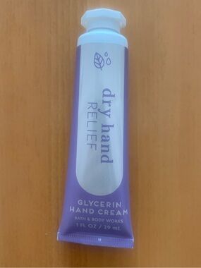 Bath & Body Works Purple Dry Hand Relief Glycerin Hand Cream